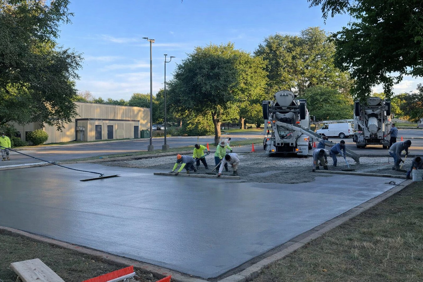 Concrete Parking Lot Building in Sandusky, OH