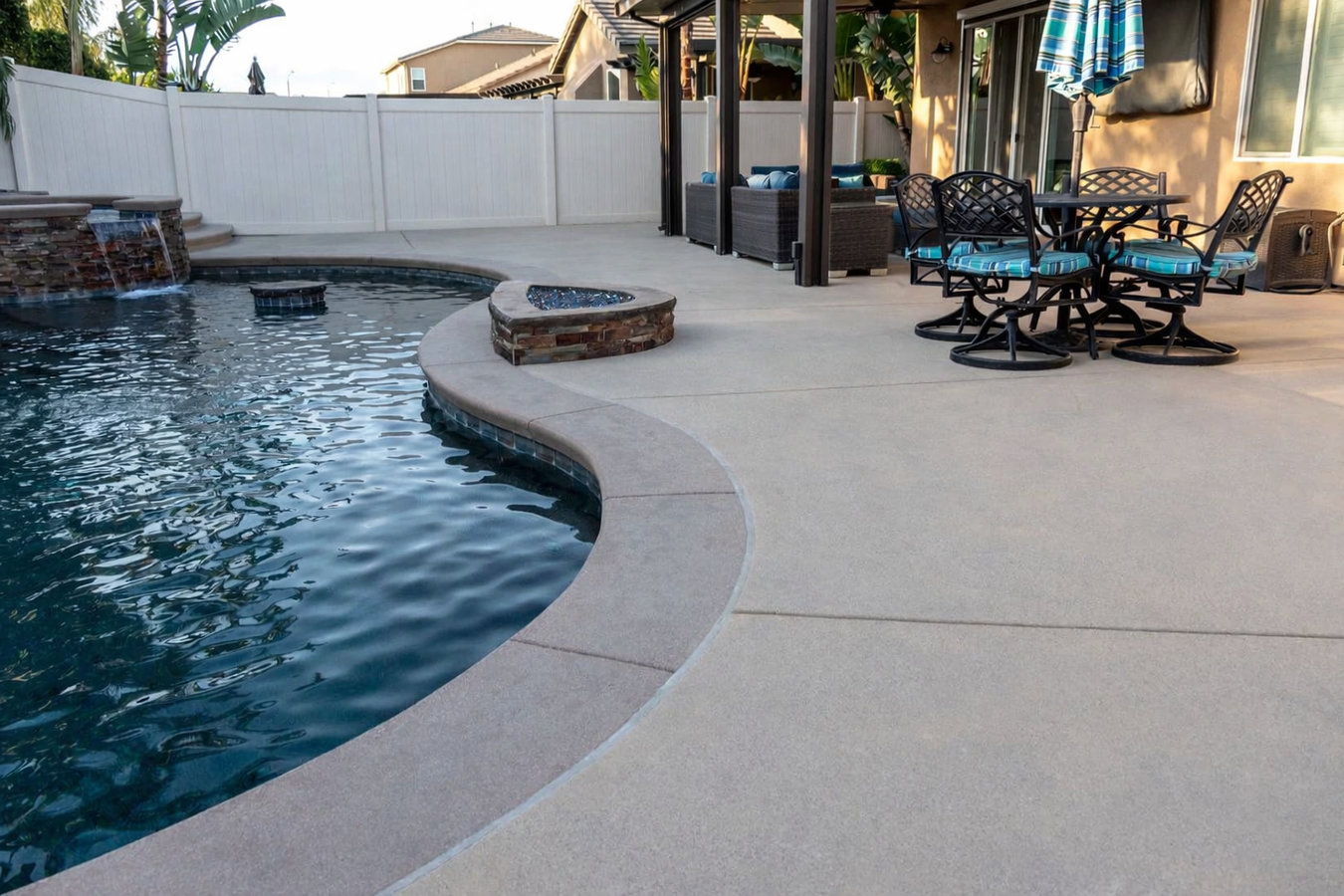 Concrete pool decks in Sandusky, OH